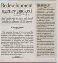 Thumbnail for Redevelopment agency backed: …
