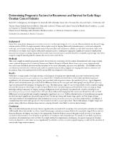 Thumbnail for Determining prognostic factors …