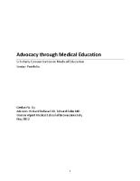 Thumbnail for Advocacy through medical …