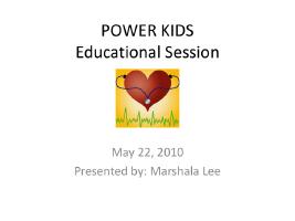 Thumbnail for Power Kids educational …