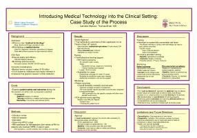 Thumbnail for Introducing medical technology …