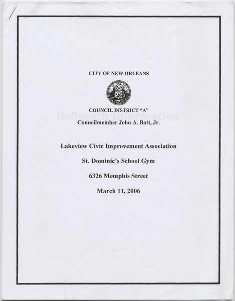 Thumbnail for Lakeview Civic Improvement …