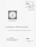 Thumbnail for Intelligence Memorandum: Latin …