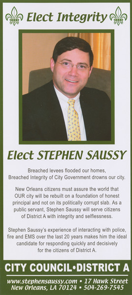 Thumbnail for Elect Stephen Saussy: …
