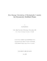 Thumbnail for Free Energy Calculation …