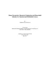 Thumbnail for Home Economics: Domestic …