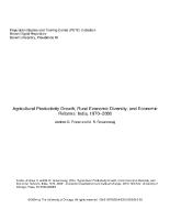 Thumbnail for Agricultural productivity growth, …