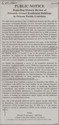 Thumbnail for Public Notice Regarding …