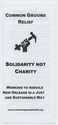 Thumbnail for Pamphlet, Solidarity Not …