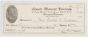 Thumbnail for Cashier's check with …