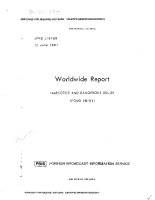 Thumbnail for Worldwide Report Narcotics …