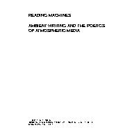 Thumbnail for Reading machines: ambient …