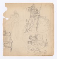 Thumbnail for Sketches of soldiers …