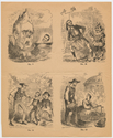 Thumbnail for Four caricatures