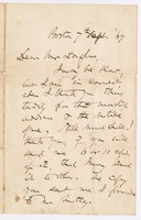 Thumbnail for Charles Sumner to …