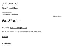 Thumbnail for 2016 Bias finder …