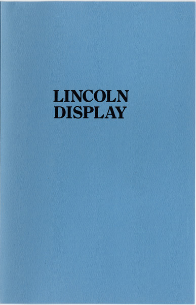 Thumbnail for Lincoln display