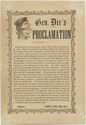 Thumbnail for Gen. Dix's Proclamation