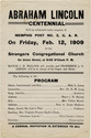 Thumbnail for Abraham Lincoln centennial …