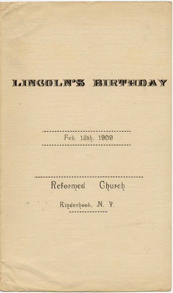 Thumbnail for Lincoln's birthday Feb. …