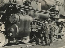 Thumbnail for Engine inspectors checking …