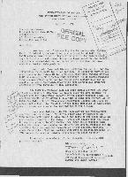 Thumbnail for Correspondence regarding an …