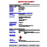 Thumbnail for MSDS Asbestos, Amosite