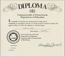 Thumbnail for Diploma: Requirements for …