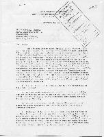 Thumbnail for Letter Regarding Agricultural …