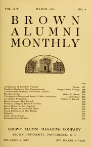 Thumbnail for Brown alumni monthly …