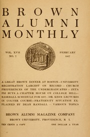 Thumbnail for Brown alumni monthly …