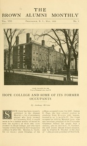Thumbnail for Brown alumni monthly …