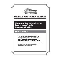 Thumbnail for Educational Foundations Seminar …
