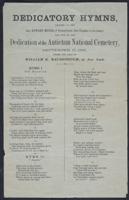 Thumbnail for Dedicatory hymns, written …