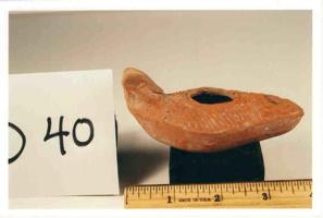 Thumbnail for Terracotta oil lamp …