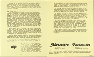 Thumbnail for Advocates/Pacesetters records — …