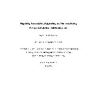 Thumbnail for Regulating Transcription, Epigenetics, …