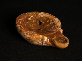 Thumbnail for Terracotta oil lamp …