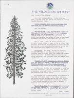 Thumbnail for Wilderness Society records …