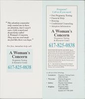 Thumbnail for A Woman's Concern …