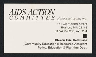 Thumbnail for AIDS Action Committee …