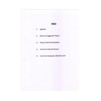 Thumbnail for AGENDA FOR THE …