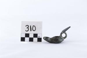 Thumbnail for Bronze oil lamp …