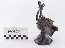 Thumbnail for Bronze oil lamp …