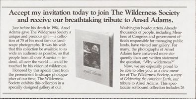 Thumbnail for Wilderness Society records …