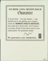 Thumbnail for Women's Health Advocate …