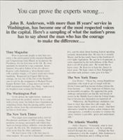 Thumbnail for Anderson for President …