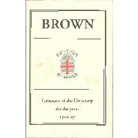 Thumbnail for Bulletin of Brown …