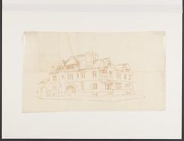 Thumbnail for Architectural sketch of …