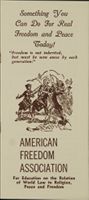 Thumbnail for American Freedom Association, …